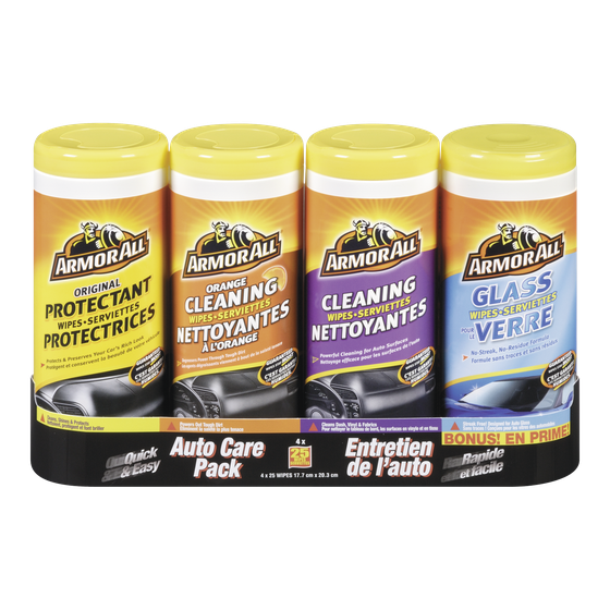 Armor All Lingettes, paquet de 4 1 ea, 23,00 $/1ch