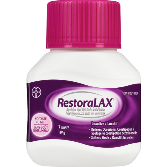 Restoralax Powder Laxative, Effective Relief, No Taste, No Grit 1 ea, $10.92/100g