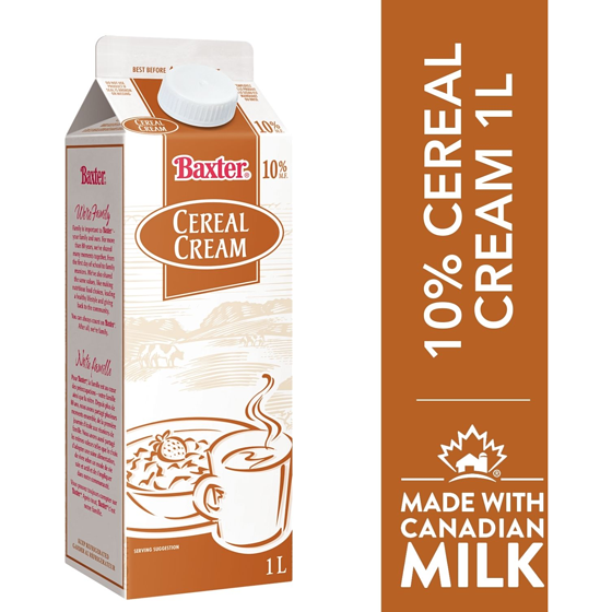Baxter 10% Cereal Cream 1 l, $0.39/100ml