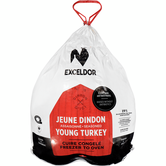 null Seasoned Turkey, 5-7 KG, Frozen $7.25/1kg $3.29/1lb