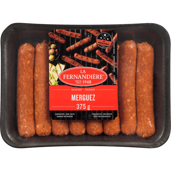 La Fernandiere Sausage Merguez 375 g, $1.86/100g