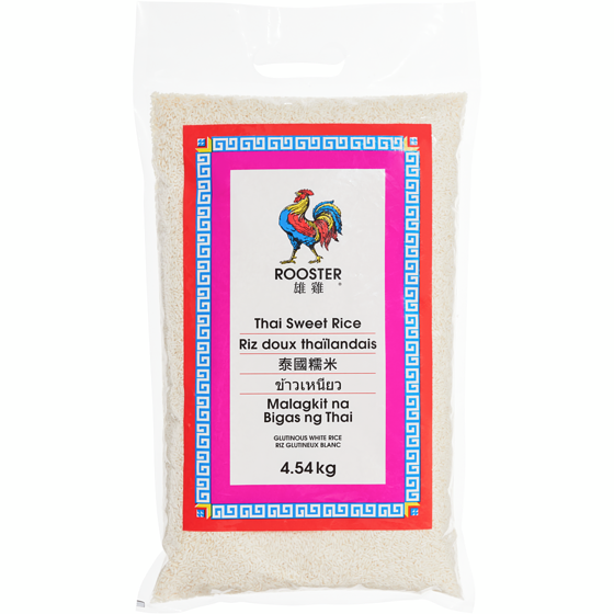 Rooster Riz doux thaïlandais 4.54 kg, 0,31 $/100g