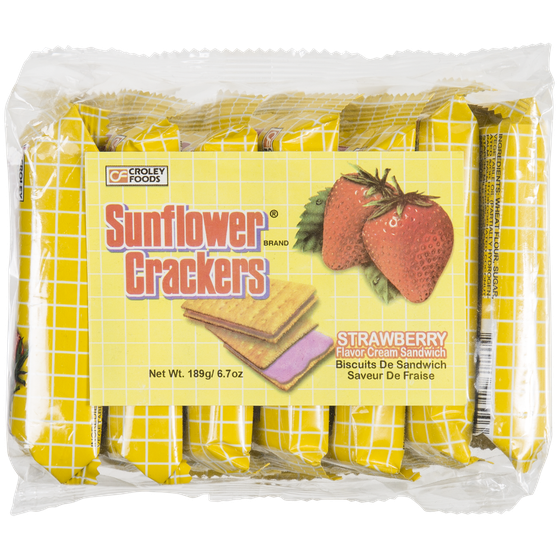 Sunflower Crackers, Strawberry Sandwich 175 g, $1.14/100g