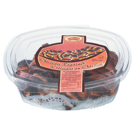 Crown Kosher Chocolate Rugelach 450 g, $2.67/100g