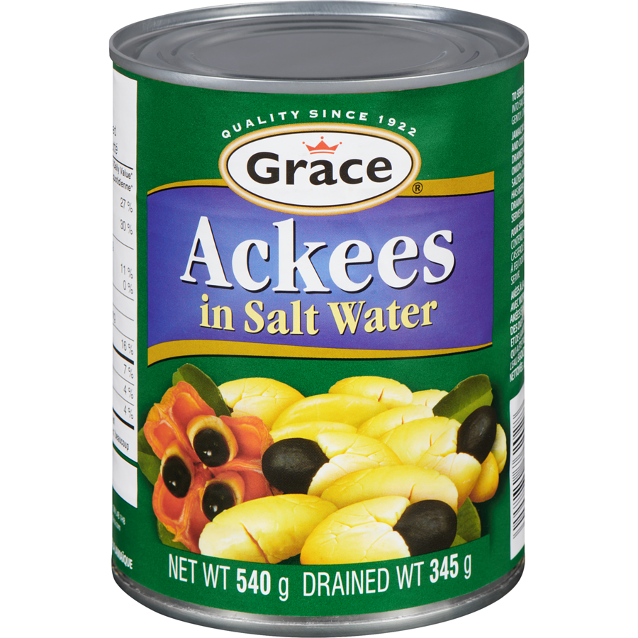 Calories in Grace Ackees In Salt Water