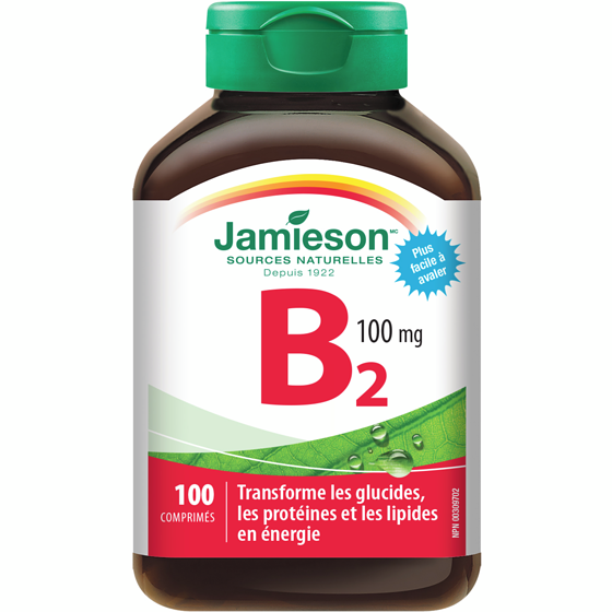 Jamieson Vitamine B2 100 mg 100 ea, 0,14 $/1ch
