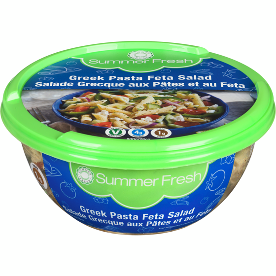 Summer Fresh Salade de pâtes à la grecque 800 g, 1,00 $/100g