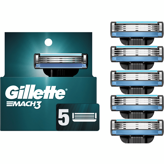 Gillette Razor Blades for Men, 5ct Razor Blade Refills 5 ea, $5.20/1ea