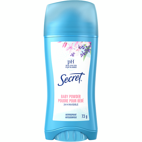 Secret Invisible Solid Baby Powder Antiperspirant/Deodorant 73 g, $8.89/100g