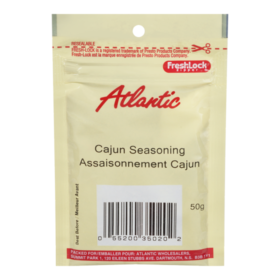 null Assaisonnement cajun, Atlantic 50 g, 3,98 $/100g