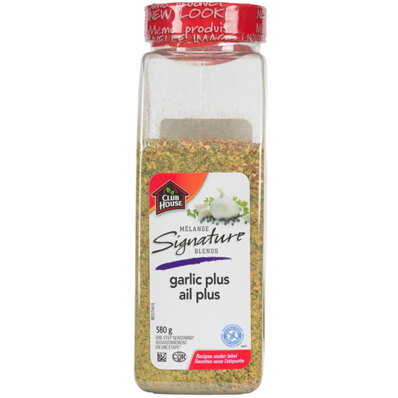 Club House Mélanges Ail Plus 580 g, 3,10 $/100g