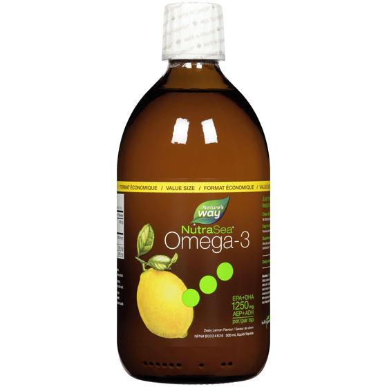 Ascenta Omega-3 Liquid Zesty Lemon Flavour 500 ml, $47.99/1ea