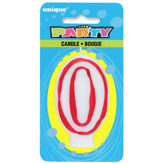 Unique Number 0 Deluxe Birthday Candle 1 ea, $1.00/1ea