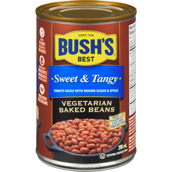 Bush's Best Sweet and tangy Baked Beans 398 ml, $0.50/100ml