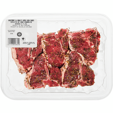 null Rosemary and Garlic Lamb Loin Chops $35.25/1kg $15.99/1lb