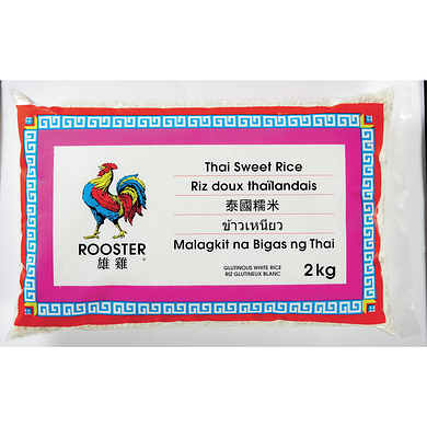 Rooster Riz doux thaïlandais  2 kg, 0,32 $/100g
