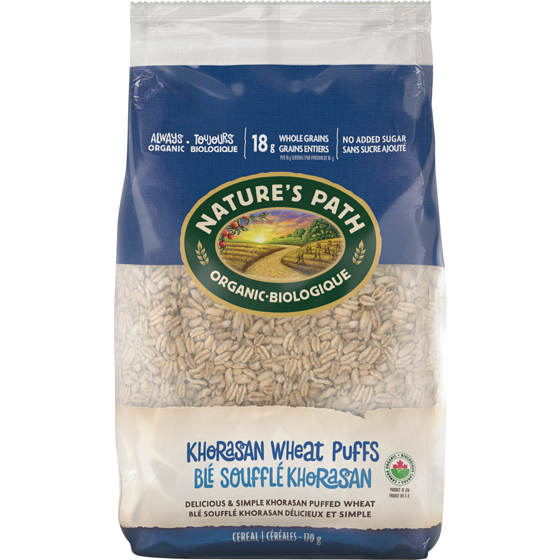 Nature’s Path Céréales biologiques khorasan soufflé 170 g, 2,64 $/100g