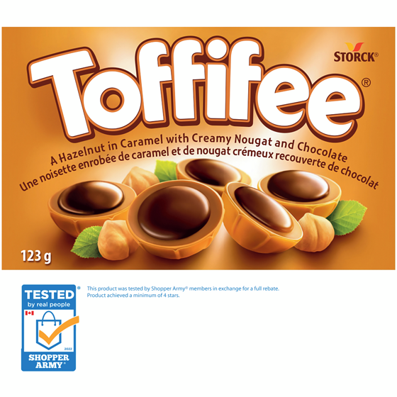 Toffifee® Hazelnut in Caramel with Creamy Nougat And Chocolate Candy 123 g, $3.65/100g