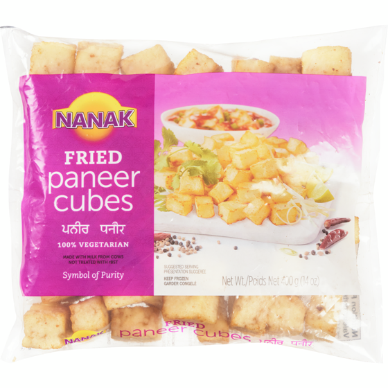 Nanak Fromage paneer frit 400 g, 2,00 $/100g