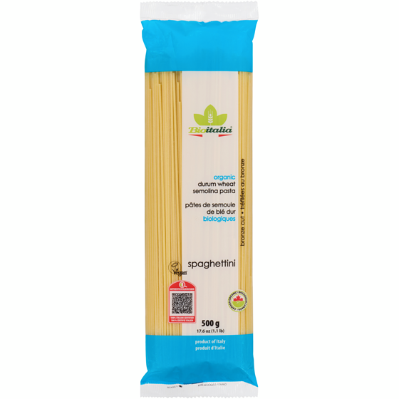 Bioitalia Organic Pasta Spaghettini 500 g, $0.70/100g