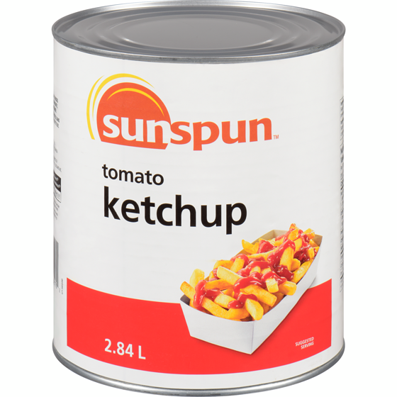 Sunspun Tomato Ketchup 2.84 l, $0.33/100ml