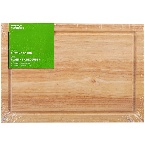 Everyday Essentials Wood Cutting Board 16x11 1 ea, $17.00/1ea