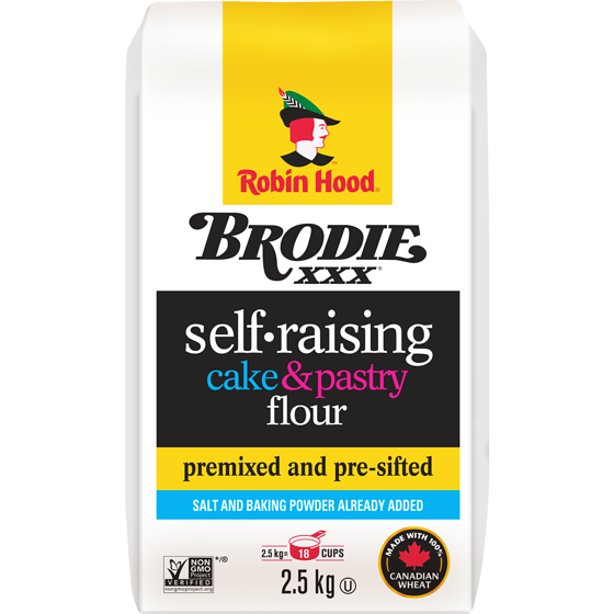 Brodie Cake & Pastry Self-Raising Flour 2.5 kg, $0.28/100g