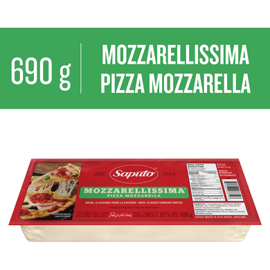 Saputo Fromage Mozzarellissima pizza mozzarella 690 g, 1,30 $/100g