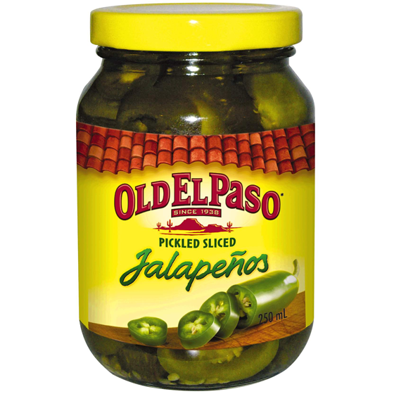 Old El Paso Pickled Sliced Jalapeños 250 ml, $1.60/100ml