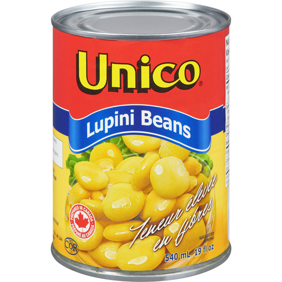 Unico Lupini Beans 540 ml, $0.52/100ml