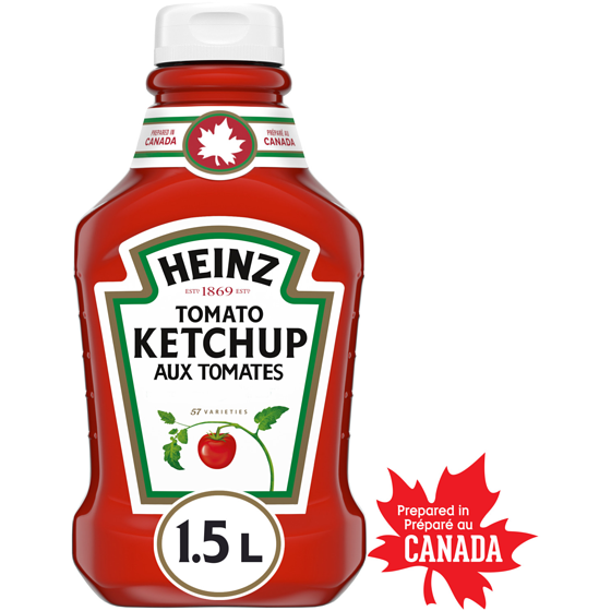Heinz Tomato Ketchup 1.5 l, $0.63/100ml