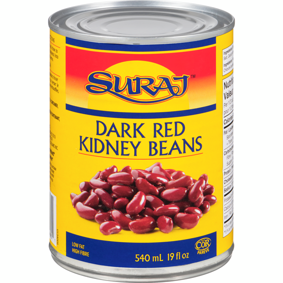 Suraj Dark Red Kidney Beans 540 ml, $0.37/100ml