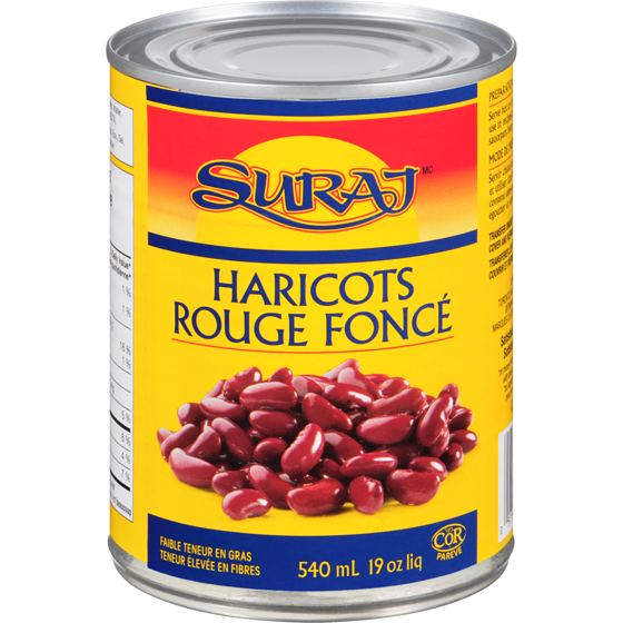 Suraj Haricots rouge foncé 540 ml, 0,33 $/100ml