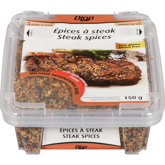 Dion Épices à steak, sans sel 150 g, 3,66 $/100g