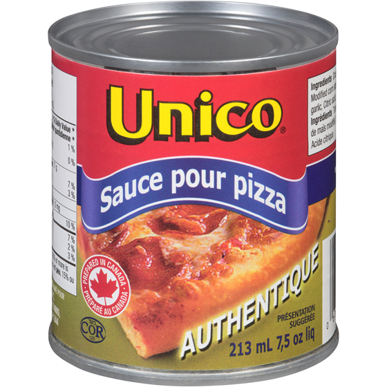 Unico Sauce à pizza régulière 213 ml, 0,93 $/100ml