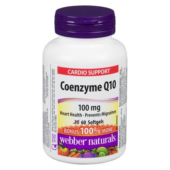 Webber Naturals Coenzyme Q10 100mg 60 ea, $0.29/1ea