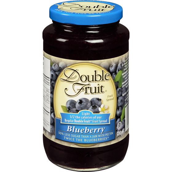 Smuckers Double Fruit Light Blueberry Fruit Spread 500 ml, $1.30/100ml