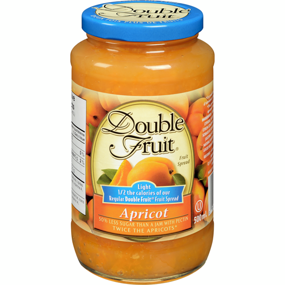 Smuckers Double Fruit Light Apricot Fruit Spread 500 ml, $1.30/100ml