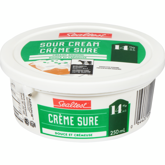 Sealtest Crème sure 14% (250 mL) 250 ml, 1,60 $/100ml