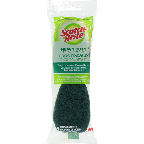 Scotch-Brite Dishwand Refills Heavy Duty Scrubbers 2x2.0 ea, $2.50/1ea