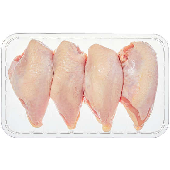 null Chicken Breast, Bone-in Skin On, Club Pack $14.09/1kg $6.39/1lb