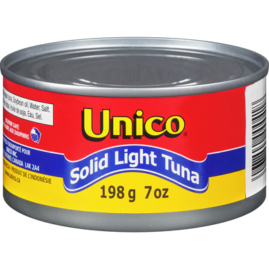 Unico Tuna, Solid Light 198 g, $1.01/100g