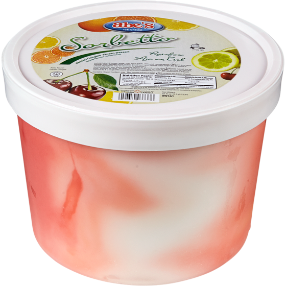 abes Sorbet, Rainbow 2 l, $0.71/100ml