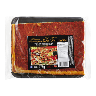 Fraisier Tomato & Garlic Pizza 375 g, $1.07/100g