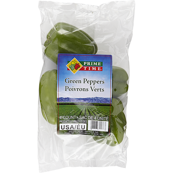 null Green Peppers 4-Pack 1 ea, $1.00/1ea