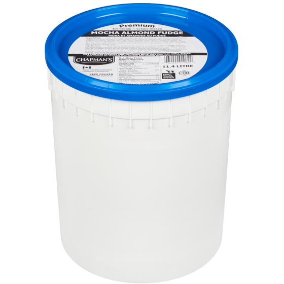 Chapmans Premium Mocha Almond Fudge Ice Cream 11.4 l, $0.39/100ml