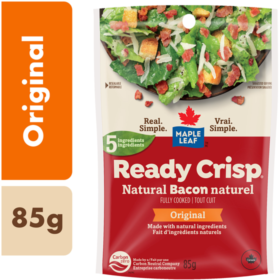 Maple Leaf Ready Crisp Fully Cooked Natural Bacon Bits 85 g, $9.40/100g