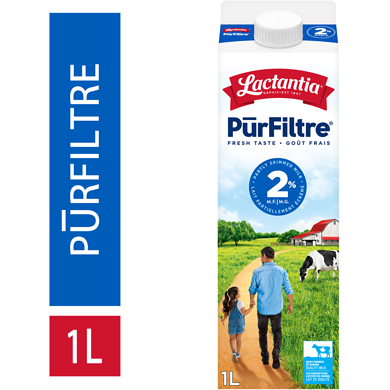 Purefilter Purfiltre Partly Skimmed Milk 2% 1 l, $0.40/100ml