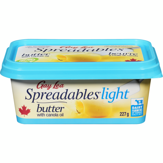 Gay Lea Spreadables Light Butter With Canola Oil 227 g, $2.64/100g
