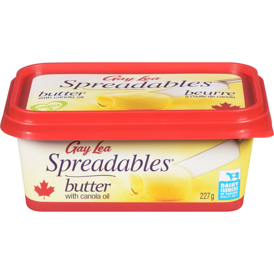 Gay Lea Spreadables Butter With Canola Oil 227 g, $2.86/100g